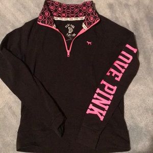 Victoria Secret 3-quarter zip top